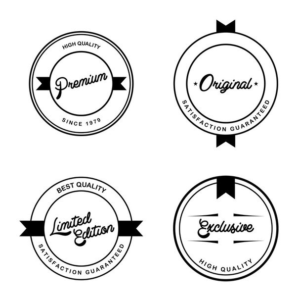 Vintage style product label - Vector, Image