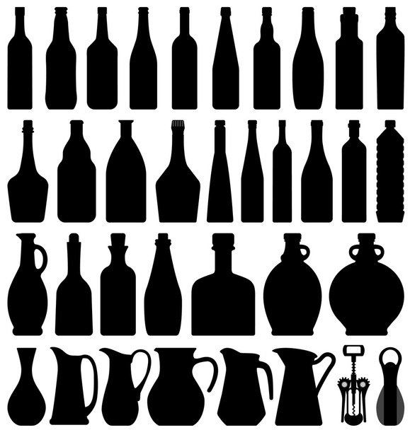 Bottiglia di birra vino
 - Vettoriali, immagini