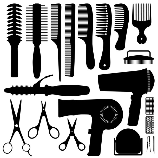 Hair Accessories Silhouette Vector - Vector, Image