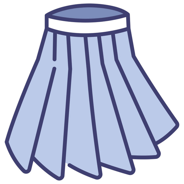 clothing and apparel icon, vector illustration. skirt - Vettoriali, immagini