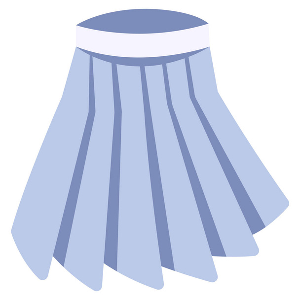 clothing and apparel icon, vector illustration. skirt - Vector, Image