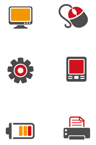 Conjunto de iconos de tecnología - Vector, Imagen