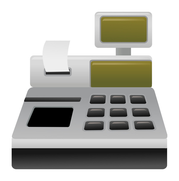 Cash register - Vector, Image