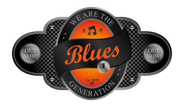 Blues - Vektor, obrázek