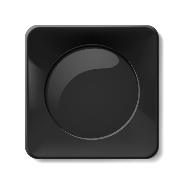Black plate - Vector, afbeelding