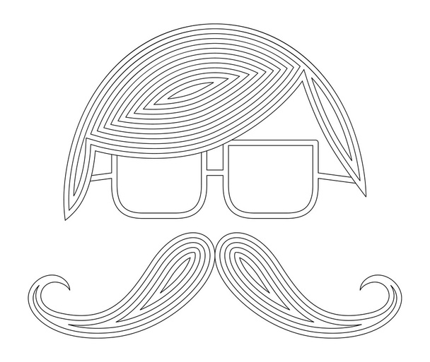 Moustaches d'art
 - Vecteur, image