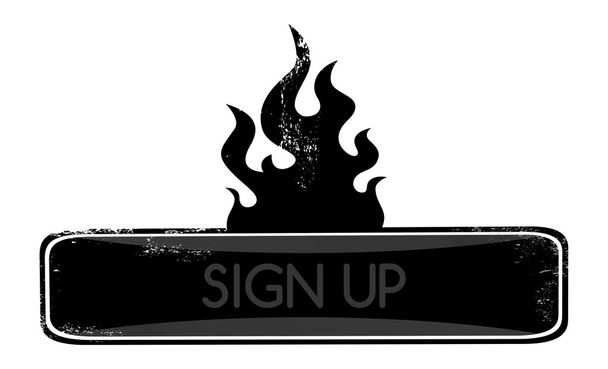 Button sign up - Vector, Image