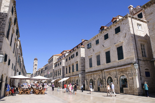 Placa Straße, Hauptstraße von Dubrovnik, das Weltkulturerbe - Foto, Bild