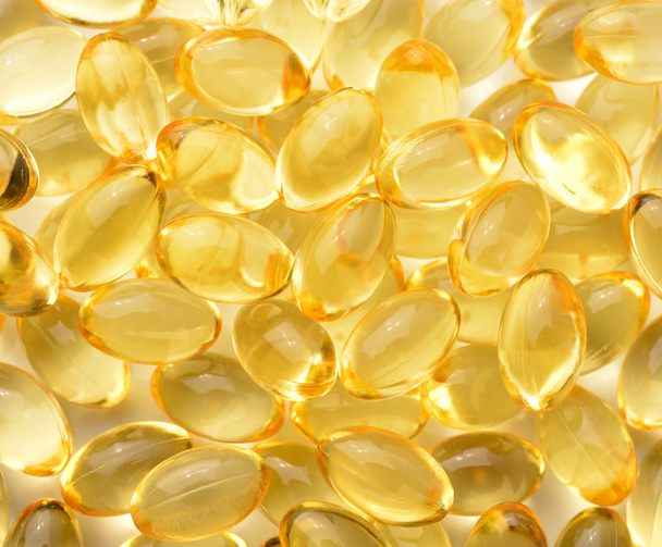 Fish oil pill  - Photo, Image