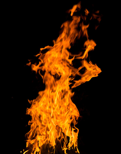 Flammes de feu orange
 - Photo, image