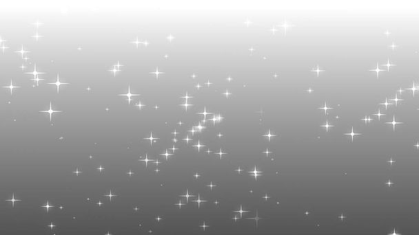 Vánoční stříbrné šedé hvězdnaté pozadí. Diwali sváteční design - Fotografie, Obrázek