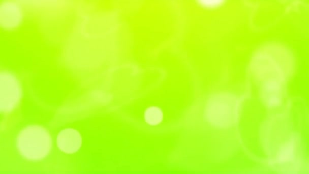 Decoración de luz Bokeh en fondo de pantalla verde 4K Stock Footage. Fondo perfecto para la fiesta acogedora y fabulosa y la noche de Navidad - Iluminación de la fiesta decorada. - Metraje, vídeo