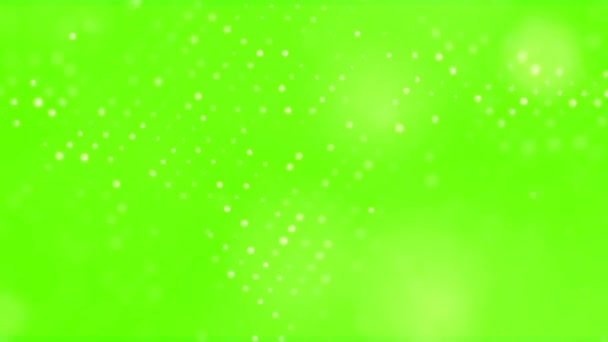 Bokeh Light Decoration On Green Screen Background 4K Stock Footage. Perfect Background for welcoming and fabulous party and Christmas night - Party Lighting Decorated. - Footage, Video