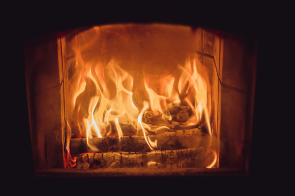 暖炉 - 写真・画像