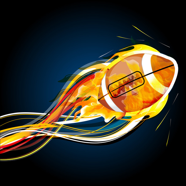 Abstract rugby ball - Photo, Image