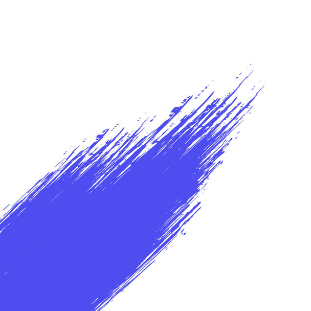 Blauwe verf op een witte panoramische achtergrond - Vector illustratie - Vector, afbeelding