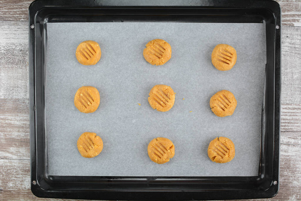 Keto Diet biscoitos de manteiga de amendoim - Foto, Imagem