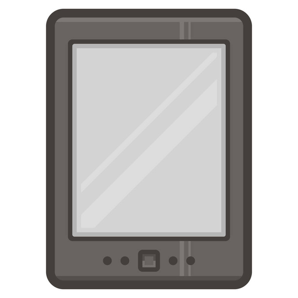 Amazon, Kindle, Reader, ikona Ebook ze zařízení - Vektor, obrázek