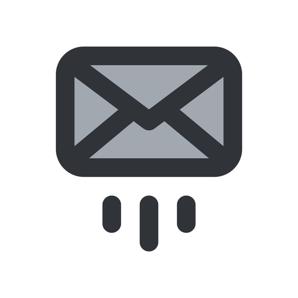 メール、メール、メッセージ、エンベロープ、手紙、送信アイコン  - ベクター画像