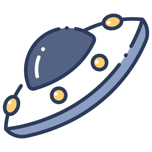 Galaxy, Space, Spaceship, Alien, Astronomy, Ufo, Universe icon from Space Travel Filled outline - Vektor, obrázek