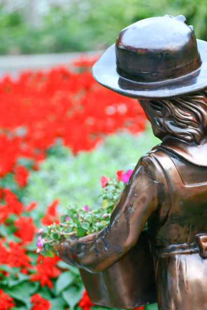 26. März 2005 die weibliche Statue im tuen mun park - Foto, Bild