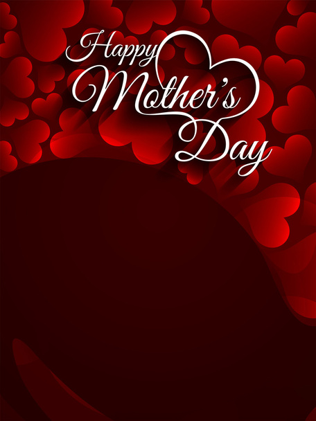 Beautiful mother's day Background design. - Vector, Image
