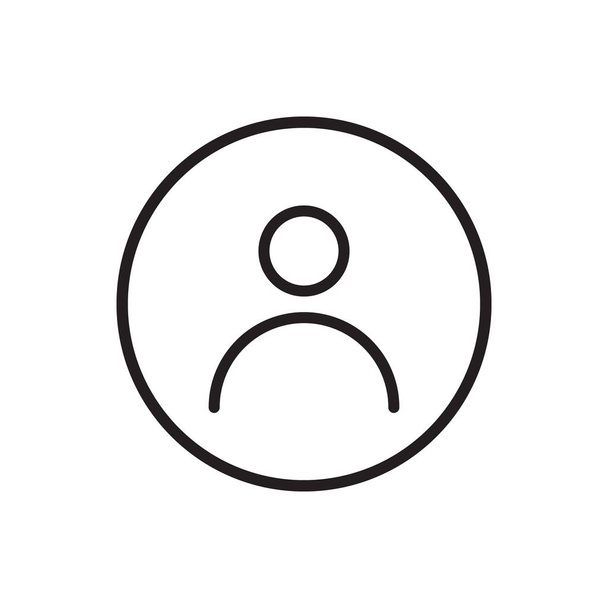 Social Media User Icon Vector (em inglês). Imagem padrão do perfil Avatar - Vetor, Imagem