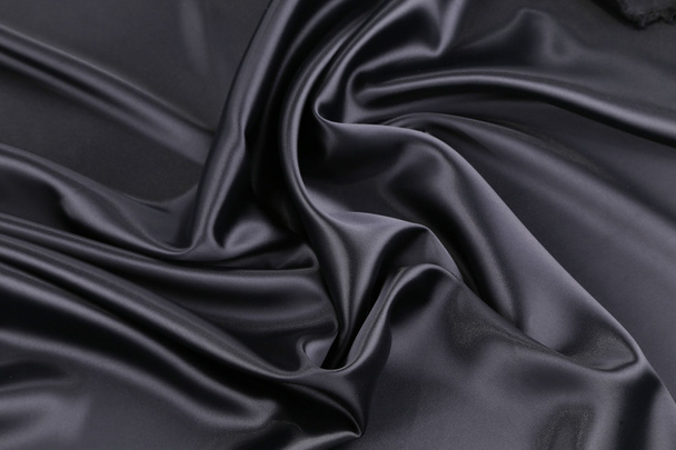 Black silk background. - Foto, Imagem