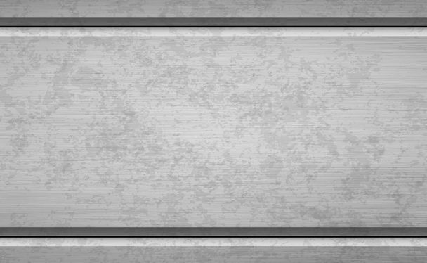 панорамный металлический фон с ржавчиной - вектор - Вектор,изображение