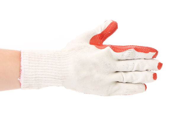 Rubber protective glove. - Photo, Image