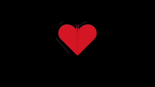 Coração bonito e amor fundo 3d imagens sem costura 4K. Fundo animado para Romance, amor, casamento, dia dos namorados e aniversário Convite. - Filmagem, Vídeo