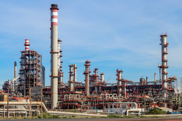 Petrokemian teollisuus Palos de la Fronterassa Huelvassa, Andalusiassa, Espanjassa - Valokuva, kuva