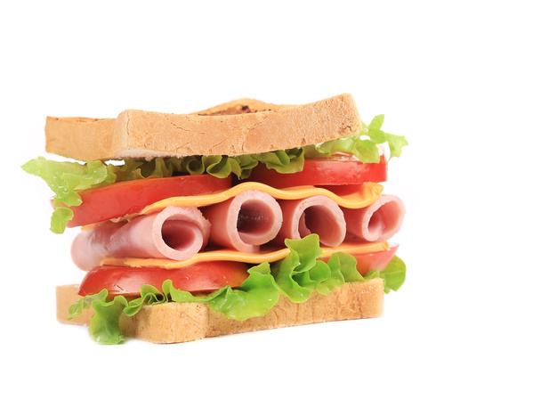 Toasted sandwich. - Фото, изображение
