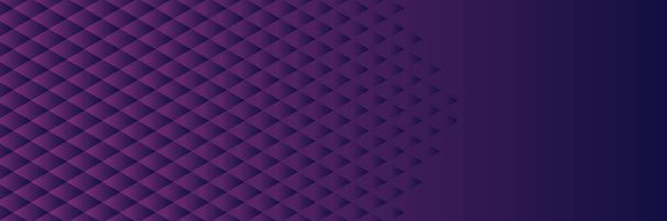 三角形で構成される濃い紫色の多角形のイラスト。グラデーションの折り紙スタイルの幾何学的背景。あなたのビジネスのための三角デザイン - ベクター画像