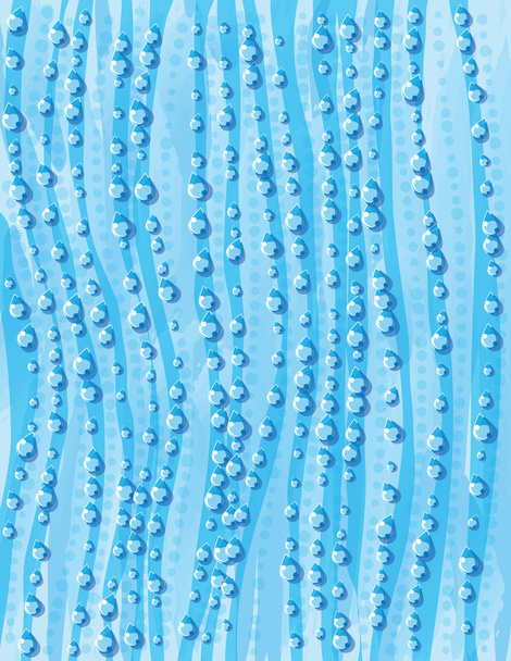 σταγόνες νερού μοτίβο - Διάνυσμα, εικόνα
