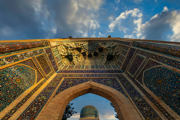 Gur-e Amir kompleksi, Semerkand, Özbekistan - Fotoğraf, Görsel