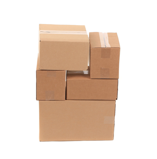Stack of empty boxes. - Фото, изображение