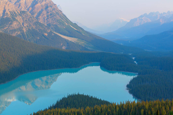Озеро Пейто в Банфском национальном парке, Канада - Фото, изображение
