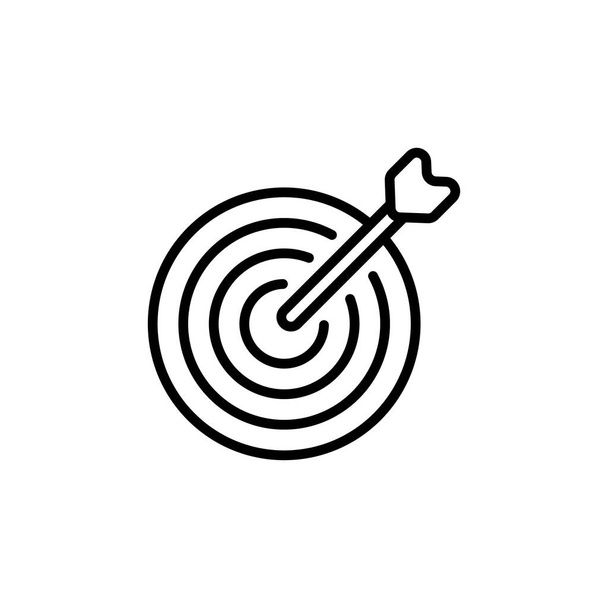 Ikona lukostřelby ve vektoru. Logotyp - Vektor, obrázek