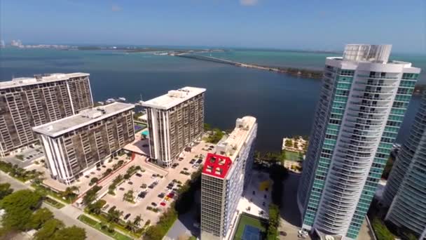 Aerial video Brickell Miami - Footage, Video