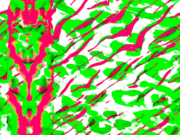 Зеленый и акварельный камуфляж. Абстрактная сафари плитка. "Zebra Skin Print". Животный камуфляж. Африканский узор. Безшовный рисунок полос. Геометрическая анимальная текстура. - Фото, изображение