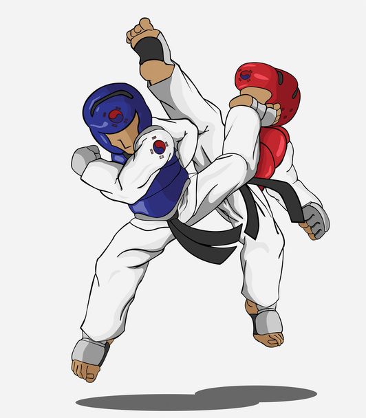 Taekwondo art martial
 - Vecteur, image