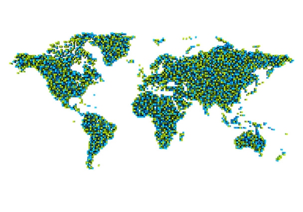 Mapa del mundo 3D
 - Foto, Imagen