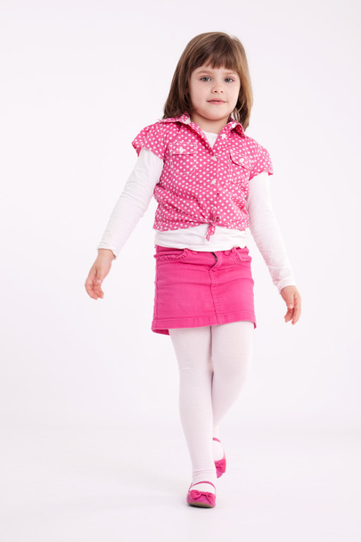 Little girl preschooler model - Fotoğraf, Görsel