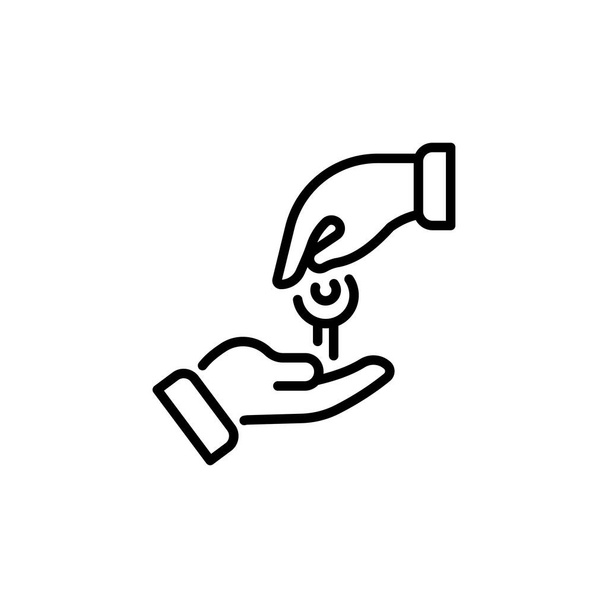 Ícone de inquilino no vetor. Logotipo - Vetor, Imagem