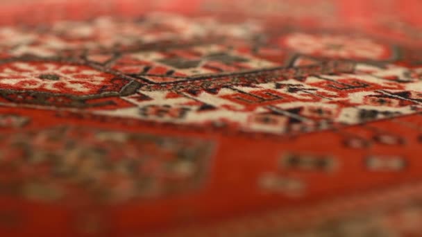 perský koberec krásný ornament abstraktní pozadí - Záběry, video