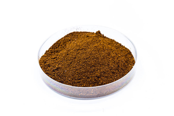brown iron oxide, synthetic iron oxide used as a dye - Photo, Image