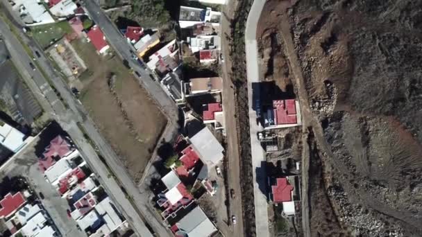 Letecký snímek nově urbanizované oblasti v Mexiku - Záběry, video