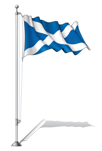 Флаг Шотландии
 - Вектор,изображение