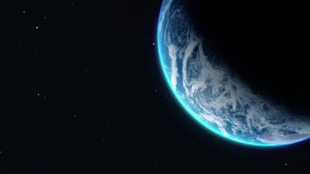 Close-up zicht op de aarde - Video